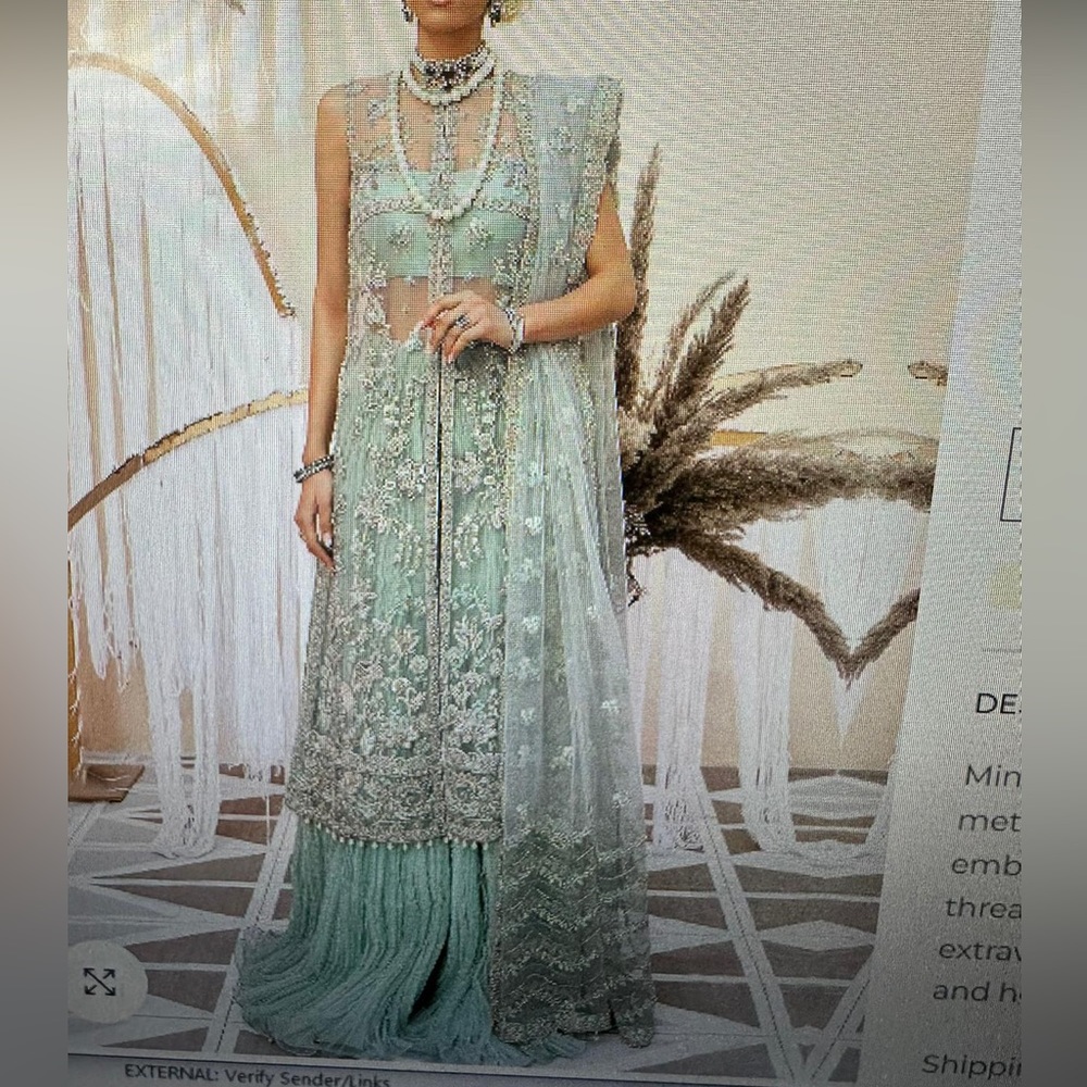 One of a kind Indian/pakistani inspired luxury wear lehenga size S